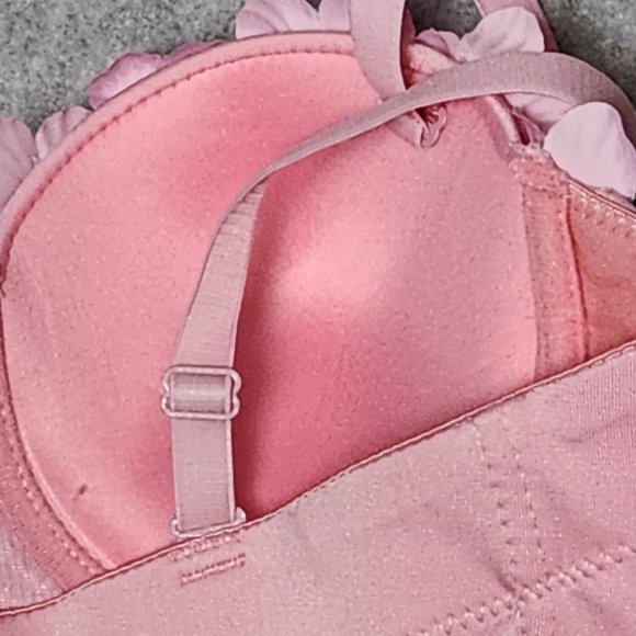 Y2K Pink Floral and Pearl Beaded Crop Cami Corsette Top - NEW - Picture 5 of 7